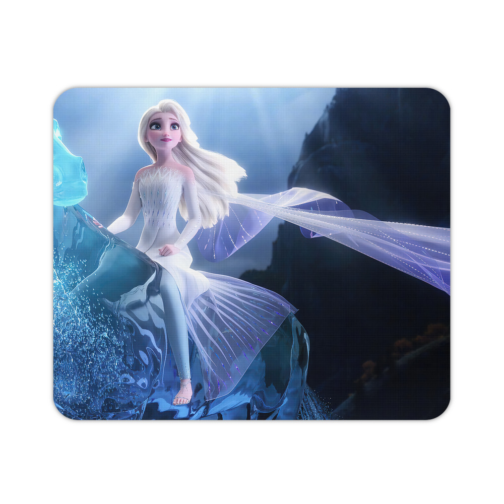 （画像用） アナと雪の女王 アンナ エルサ Frozen Anna Elsa マウスパッド ステッチ加工 ラバー素材 防水 滑り止め 超薄型 ゲーミング/オフィス対応