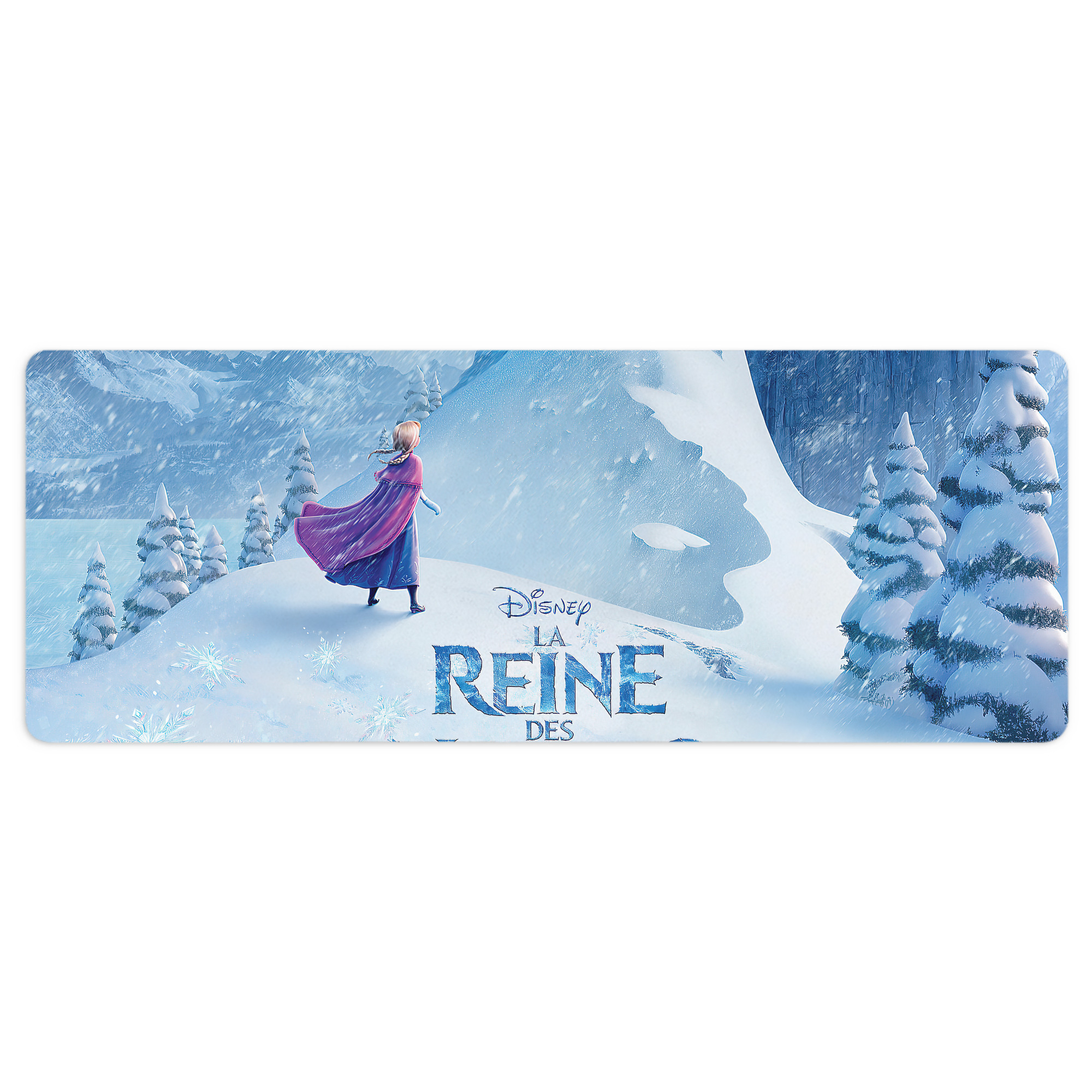 （画像用） アナと雪の女王 アンナ エルサ Frozen Anna Elsa ステッチ加工 大判デスクマット／滑り止めマウスパッド