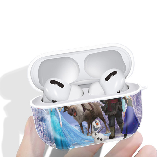 アナと雪の女王 アンナ エルサ Frozen Anna Elsa 【AirPods Pro用】ハードシェル保護ケース 耐衝撃・防指紋・カラビナ付き商品仕様