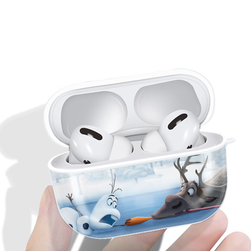 アナと雪の女王 アンナ エルサ Frozen Anna Elsa 【AirPods Pro用】ハードシェル保護ケース 耐衝撃・防指紋・カラビナ付き商品仕様