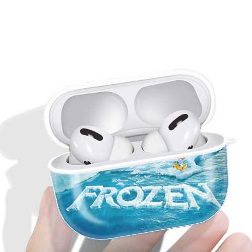 アナと雪の女王 アンナ エルサ Frozen Anna Elsa 【AirPods Pro用】ハードシェル保護ケース 耐衝撃・防指紋・カラビナ付き商品仕様