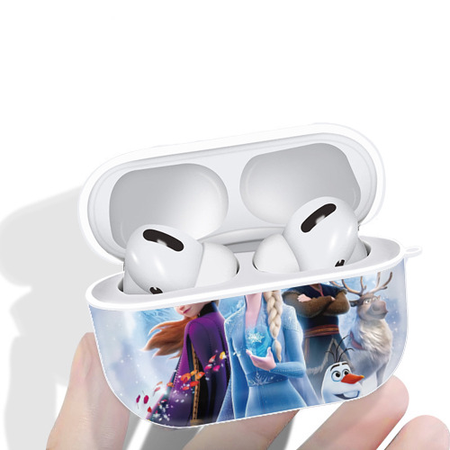 アナと雪の女王 アンナ エルサ Frozen Anna Elsa 【AirPods Pro用】ハードシェル保護ケース 耐衝撃・防指紋・カラビナ付き商品仕様