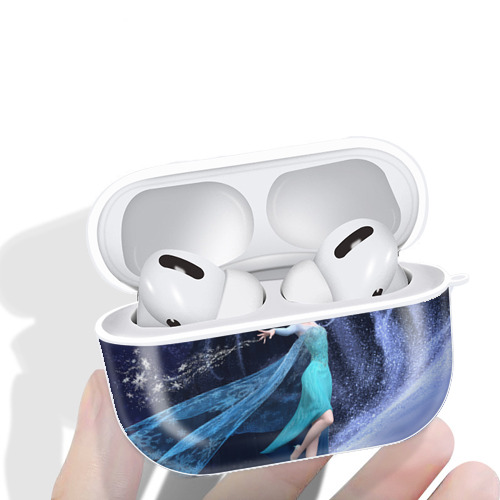 アナと雪の女王 アンナ エルサ Frozen Anna Elsa 【AirPods Pro用】ハードシェル保護ケース 耐衝撃・防指紋・カラビナ付き商品仕様