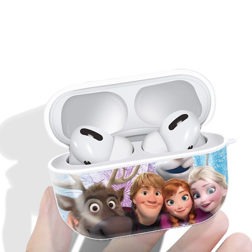 アナと雪の女王 アンナ エルサ Frozen Anna Elsa 【AirPods Pro用】ハードシェル保護ケース 耐衝撃・防指紋・カラビナ付き商品仕様
