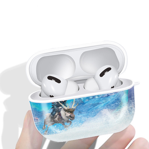 アナと雪の女王 アンナ エルサ Frozen Anna Elsa 【AirPods Pro用】ハードシェル保護ケース 耐衝撃・防指紋・カラビナ付き商品仕様