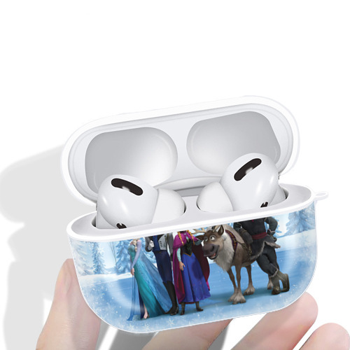 アナと雪の女王 アンナ エルサ Frozen Anna Elsa 【AirPods Pro用】ハードシェル保護ケース 耐衝撃・防指紋・カラビナ付き商品仕様