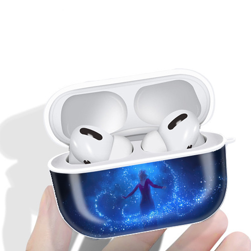 アナと雪の女王 アンナ エルサ Frozen Anna Elsa 【AirPods Pro用】ハードシェル保護ケース 耐衝撃・防指紋・カラビナ付き商品仕様