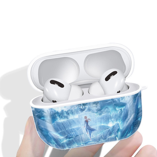アナと雪の女王 アンナ エルサ Frozen Anna Elsa 【AirPods Pro用】ハードシェル保護ケース 耐衝撃・防指紋・カラビナ付き商品仕様