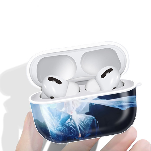 アナと雪の女王 アンナ エルサ Frozen Anna Elsa 【AirPods Pro用】ハードシェル保護ケース 耐衝撃・防指紋・カラビナ付き商品仕様