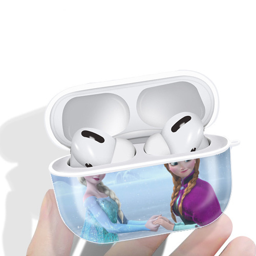アナと雪の女王 アンナ エルサ Frozen Anna Elsa 【AirPods Pro用】ハードシェル保護ケース 耐衝撃・防指紋・カラビナ付き商品仕様