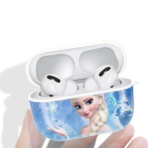 アナと雪の女王 アンナ エルサ Frozen Anna Elsa 【AirPods Pro用】ハードシェル保護ケース 耐衝撃・防指紋・カラビナ付き商品仕様