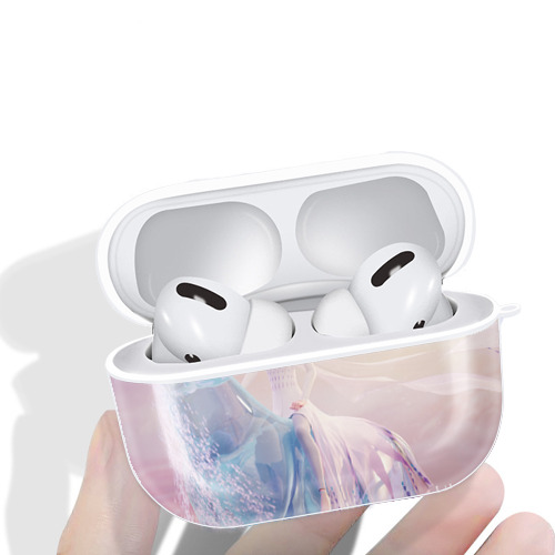 アナと雪の女王 アンナ エルサ Frozen Anna Elsa 【AirPods Pro用】ハードシェル保護ケース 耐衝撃・防指紋・カラビナ付き商品仕様