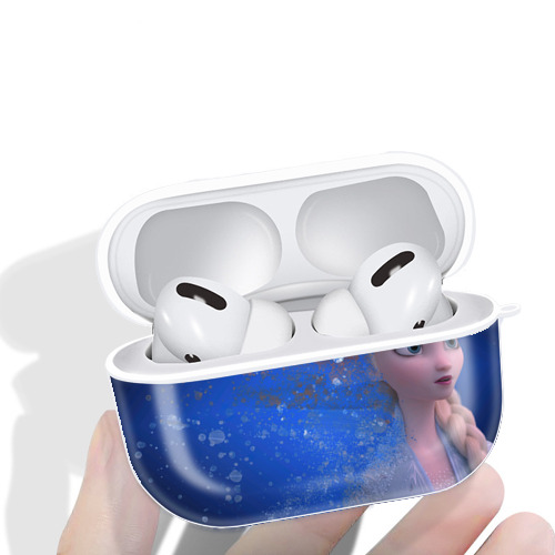 アナと雪の女王 アンナ エルサ Frozen Anna Elsa 【AirPods Pro用】ハードシェル保護ケース 耐衝撃・防指紋・カラビナ付き商品仕様