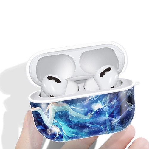 アナと雪の女王 アンナ エルサ Frozen Anna Elsa 【AirPods Pro用】ハードシェル保護ケース 耐衝撃・防指紋・カラビナ付き商品仕様