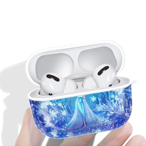 アナと雪の女王 アンナ エルサ Frozen Anna Elsa 【AirPods Pro用】ハードシェル保護ケース 耐衝撃・防指紋・カラビナ付き商品仕様
