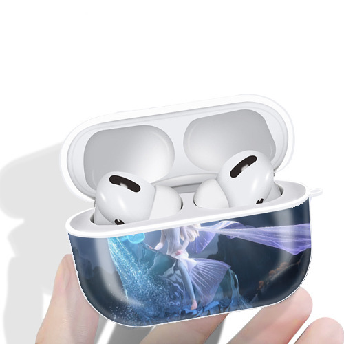アナと雪の女王 アンナ エルサ Frozen Anna Elsa 【AirPods Pro用】ハードシェル保護ケース 耐衝撃・防指紋・カラビナ付き商品仕様