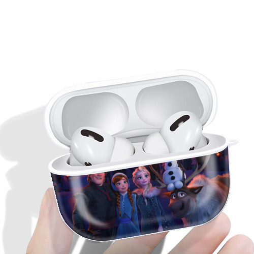 アナと雪の女王 アンナ エルサ Frozen Anna Elsa 【AirPods Pro用】ハードシェル保護ケース 耐衝撃・防指紋・カラビナ付き商品仕様