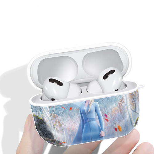 アナと雪の女王 アンナ エルサ Frozen Anna Elsa 【AirPods Pro用】ハードシェル保護ケース 耐衝撃・防指紋・カラビナ付き商品仕様