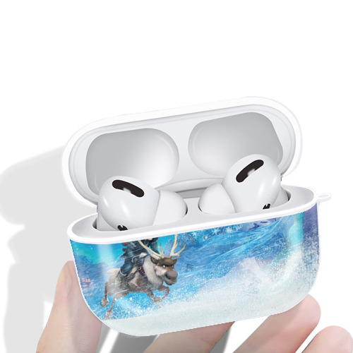 アナと雪の女王 アンナ エルサ Frozen Anna Elsa 【AirPods Pro用】ハードシェル保護ケース 耐衝撃・防指紋・カラビナ付き商品仕様