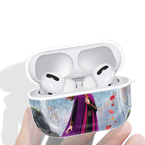 アナと雪の女王 アンナ エルサ Frozen Anna Elsa 【AirPods Pro用】ハードシェル保護ケース 耐衝撃・防指紋・カラビナ付き商品仕様