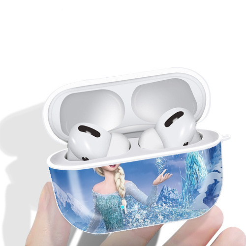 アナと雪の女王 アンナ エルサ Frozen Anna Elsa 【AirPods Pro用】ハードシェル保護ケース 耐衝撃・防指紋・カラビナ付き商品仕様