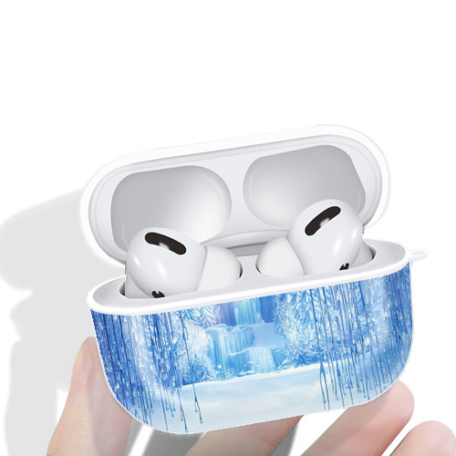 アナと雪の女王 アンナ エルサ Frozen Anna Elsa 【AirPods Pro用】ハードシェル保護ケース 耐衝撃・防指紋・カラビナ付き商品仕様