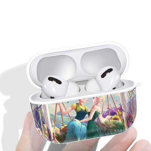 アナと雪の女王 アンナ エルサ Frozen Anna Elsa 【AirPods Pro用】ハードシェル保護ケース 耐衝撃・防指紋・カラビナ付き商品仕様