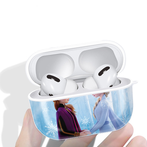アナと雪の女王 アンナ エルサ Frozen Anna Elsa 【AirPods Pro用】ハードシェル保護ケース 耐衝撃・防指紋・カラビナ付き商品仕様