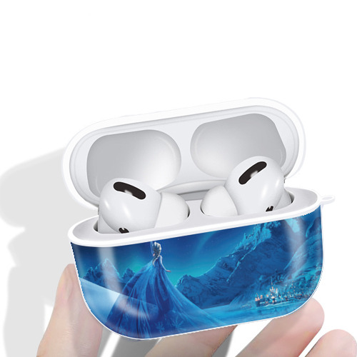 アナと雪の女王 アンナ エルサ Frozen Anna Elsa 【AirPods Pro用】ハードシェル保護ケース 耐衝撃・防指紋・カラビナ付き商品仕様