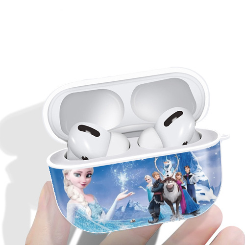 アナと雪の女王 アンナ エルサ Frozen Anna Elsa 【AirPods Pro用】ハードシェル保護ケース 耐衝撃・防指紋・カラビナ付き商品仕様