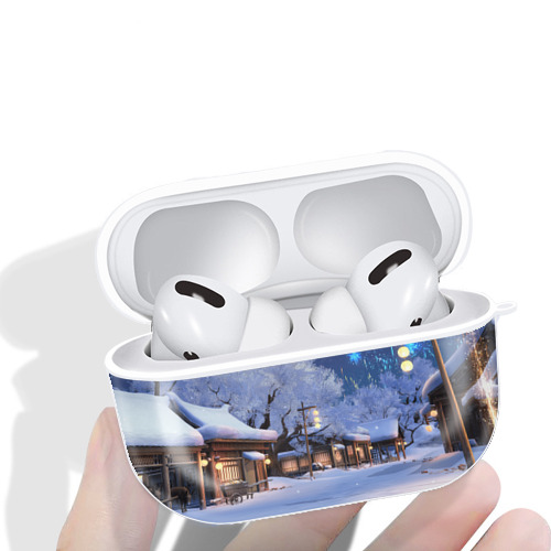 アナと雪の女王 アンナ エルサ Frozen Anna Elsa 【AirPods Pro用】ハードシェル保護ケース 耐衝撃・防指紋・カラビナ付き商品仕様