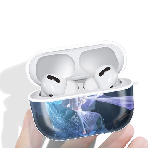アナと雪の女王 アンナ エルサ Frozen Anna Elsa 【AirPods Pro用】ハードシェル保護ケース 耐衝撃・防指紋・カラビナ付き商品仕様