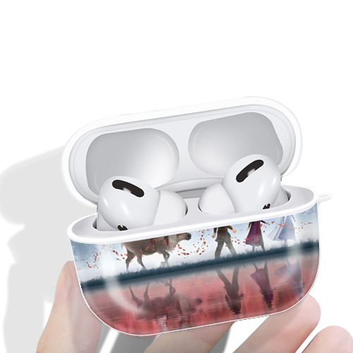 アナと雪の女王 アンナ エルサ Frozen Anna Elsa 【AirPods Pro用】ハードシェル保護ケース 耐衝撃・防指紋・カラビナ付き商品仕様