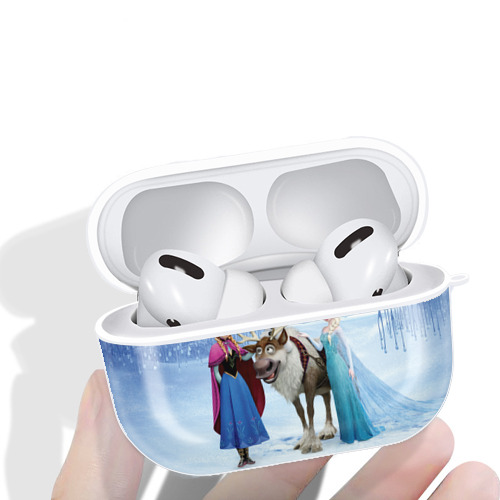 アナと雪の女王 アンナ エルサ Frozen Anna Elsa 【AirPods Pro用】ハードシェル保護ケース 耐衝撃・防指紋・カラビナ付き商品仕様