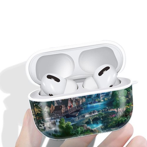 アナと雪の女王 アンナ エルサ Frozen Anna Elsa 【AirPods Pro用】ハードシェル保護ケース 耐衝撃・防指紋・カラビナ付き商品仕様
