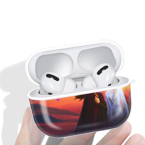 アナと雪の女王 アンナ エルサ Frozen Anna Elsa 【AirPods Pro用】ハードシェル保護ケース 耐衝撃・防指紋・カラビナ付き商品仕様