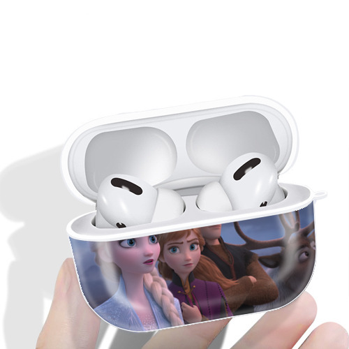 アナと雪の女王 アンナ エルサ Frozen Anna Elsa 【AirPods Pro用】ハードシェル保護ケース 耐衝撃・防指紋・カラビナ付き商品仕様