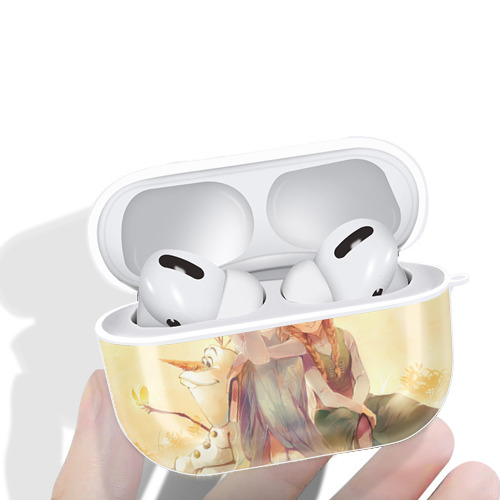 アナと雪の女王 アンナ エルサ Frozen Anna Elsa 【AirPods Pro用】ハードシェル保護ケース 耐衝撃・防指紋・カラビナ付き商品仕様