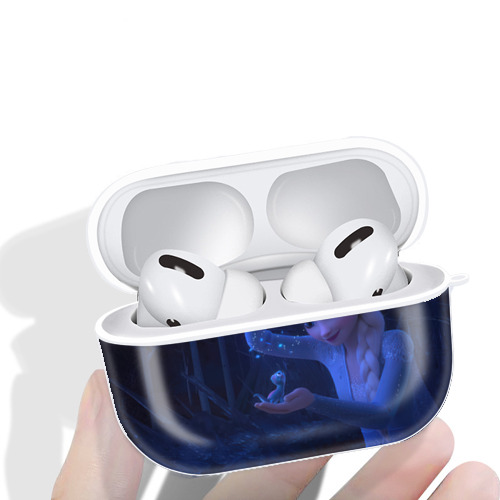 アナと雪の女王 アンナ エルサ Frozen Anna Elsa 【AirPods Pro用】ハードシェル保護ケース 耐衝撃・防指紋・カラビナ付き商品仕様