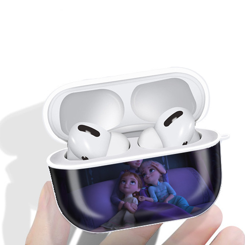 アナと雪の女王 アンナ エルサ Frozen Anna Elsa 【AirPods Pro用】ハードシェル保護ケース 耐衝撃・防指紋・カラビナ付き商品仕様