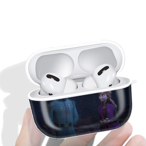 アナと雪の女王 アンナ エルサ Frozen Anna Elsa 【AirPods Pro用】ハードシェル保護ケース 耐衝撃・防指紋・カラビナ付き商品仕様
