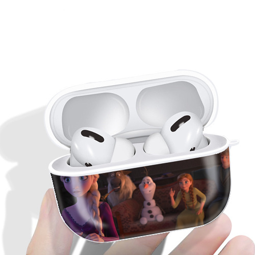 アナと雪の女王 アンナ エルサ Frozen Anna Elsa 【AirPods Pro用】ハードシェル保護ケース 耐衝撃・防指紋・カラビナ付き商品仕様