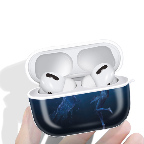 アナと雪の女王 アンナ エルサ Frozen Anna Elsa 【AirPods Pro用】ハードシェル保護ケース 耐衝撃・防指紋・カラビナ付き商品仕様