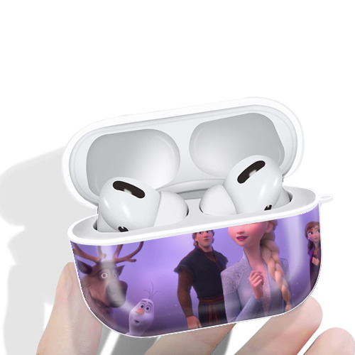アナと雪の女王 アンナ エルサ Frozen Anna Elsa 【AirPods Pro用】ハードシェル保護ケース 耐衝撃・防指紋・カラビナ付き商品仕様