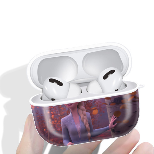 アナと雪の女王 アンナ エルサ Frozen Anna Elsa 【AirPods Pro用】ハードシェル保護ケース 耐衝撃・防指紋・カラビナ付き商品仕様
