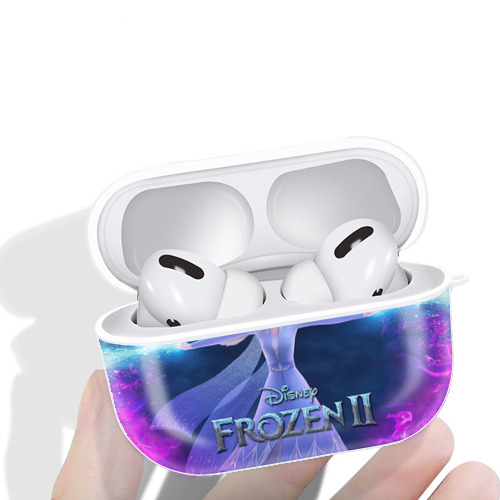 アナと雪の女王 アンナ エルサ Frozen Anna Elsa 【AirPods Pro用】ハードシェル保護ケース 耐衝撃・防指紋・カラビナ付き商品仕様