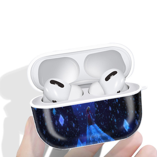 アナと雪の女王 アンナ エルサ Frozen Anna Elsa 【AirPods Pro用】ハードシェル保護ケース 耐衝撃・防指紋・カラビナ付き商品仕様