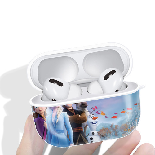アナと雪の女王 アンナ エルサ Frozen Anna Elsa 【AirPods Pro用】ハードシェル保護ケース 耐衝撃・防指紋・カラビナ付き商品仕様