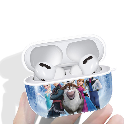 アナと雪の女王 アンナ エルサ Frozen Anna Elsa 【AirPods Pro用】ハードシェル保護ケース 耐衝撃・防指紋・カラビナ付き商品仕様