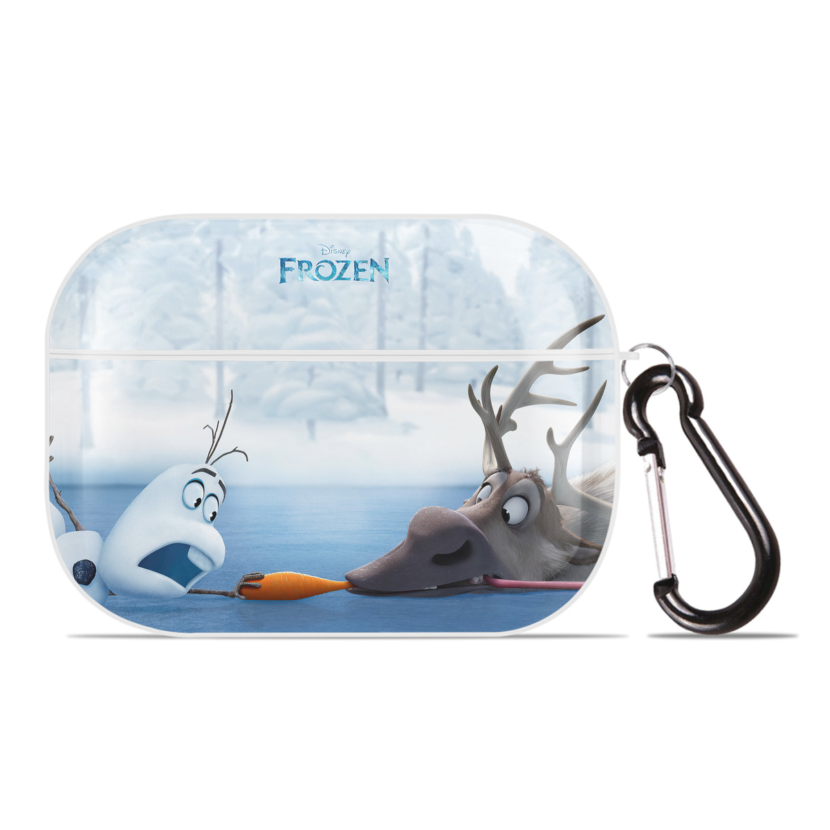 （画像用） アナと雪の女王 アンナ エルサ Frozen Anna Elsa 【AirPods Pro用】ハードシェル保護ケース 耐衝撃・防指紋・カラビナ付き商品仕様
